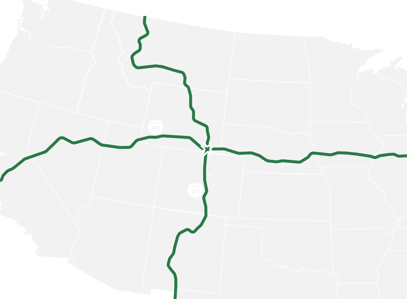 Cheyenne Logistics Hub's proximity to major interstates